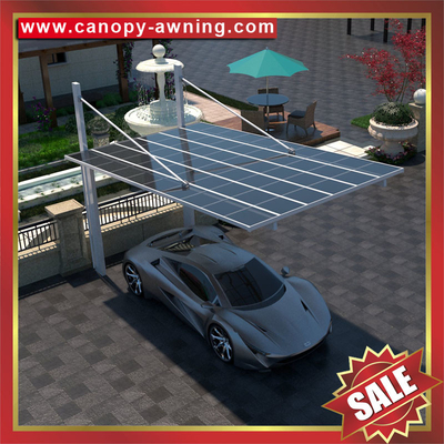 China USA hot selling backyard park car canopy awning shelter carport with aluminum framework and polycarbonate sheet supplier