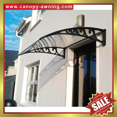 China high quality modern outdoor house building window door diy polycarbonate PC Awnings canopy canopies cover shelter shield supplier