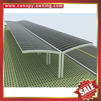 China outdoor metal aluminum alloy polycarbonate pc carport parking car shed bike bicycle motorcycle shelter canopy awining supplier