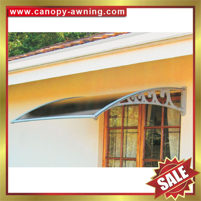 China window door sun rain PC polycarbonate diy Awnings canopy canopies for building construction project-nice house shelter supplier