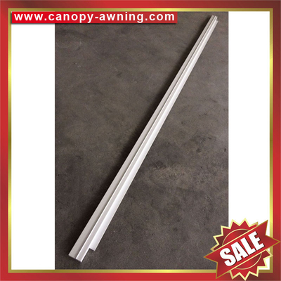 China alu Aluminium Aluminum fixing Connector Bar profile for DIY awning,canopy,PC awning,polycarbonate canopies supplier