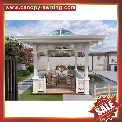 China excellent outdoor garden park alu aluminum aluminium gazebo pavilion canopy awning shelter for sale supplier