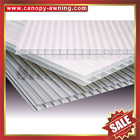 excellent greenhouse roofing polycarbonate PC sun multi four twin wall hollow sheet sheeting plate board panel