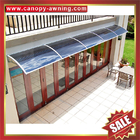 excellent house villa door window aluminum DIY PC polycarbonate Awning canopy cover shelter with cast aluminium bracket