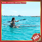 excellent fishing touring transparent clear crystal PC polycarbonate canoe kayak boat for sale,manufacturers from China
