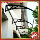 excellent waterproofing home house window door rain sun diy pc polycarbonate awning canopy canopies shelter cover kits
