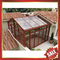 excellent beautiful prefabricated solar garden park metal aluminum alloy glass sun house sunroom enclosure cabin cabinet supplier