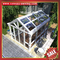 prefab solar villa garden gazebo glass metal aluminium aluminum sunroom sun room house sunhouse cabinet cabin kits supplier