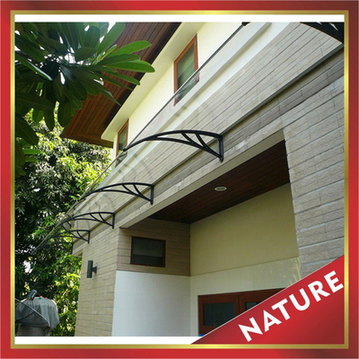 China diy pc polycarbonate awning canopy for window door supplier
