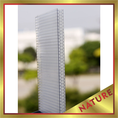 China Honeycomb PC sheet,honeycomb polycarbonate sheet, hollow PC sheet,cell pc panel,excellent sunshade cover! supplier