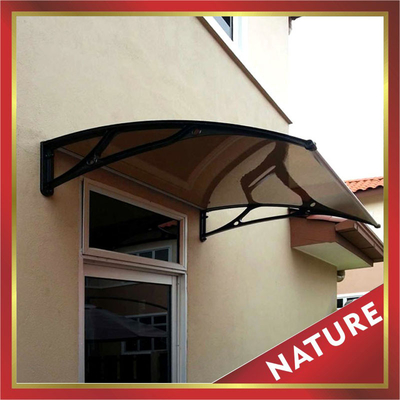 China window awning,door canopy with aluminium frame supplier