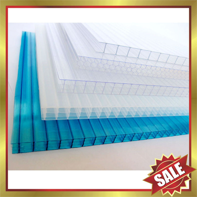 China four layers PC sheet,multiwall PCsheet, hollow PC sheet,long life usage,excellent building and greenhouse product!! supplier