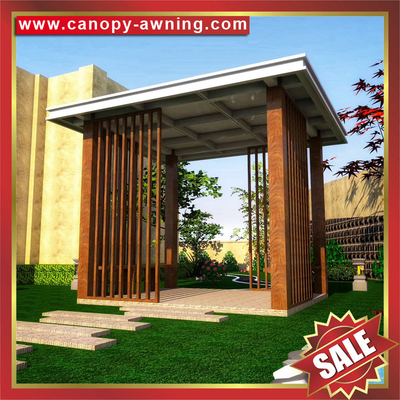 China high quality outdoor garden park  Aluminium alu gazebo pavilion sunshade shelter awning canopy supplier