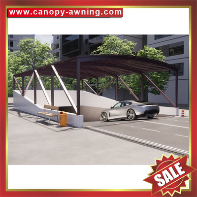 China high quality corridor walkway passage canopy awning shelter cover with aluminum framework and polycarbonate sheet supplier