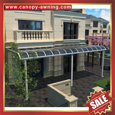 China house backyard patio terrace balcony aluminum polycarbonate awning canopy canopies cover shelter for sale supplier