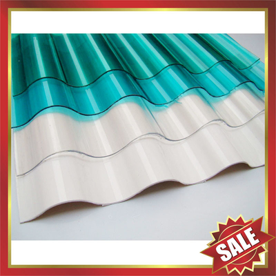 China corrugated polycarbonate sheet,polycarbonate corrugated sheet,roofing sheet,corrugated pc sheet-excellent roofing cover! supplier