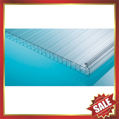 China polycarbonate U locking hollow sheet,U locking pc sheet,U lock polycarbonate panel-excellent construction panel supplier