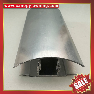 China Popular aluminum Buckle Snap Connector profile for pc hollow polycarbonate sheet for sale supplier