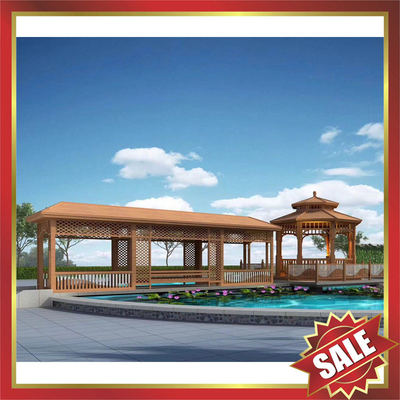 China Public garden park hotel Aluminium metal pavilion kiosk pergola-beautiful sunshade shelter! supplier