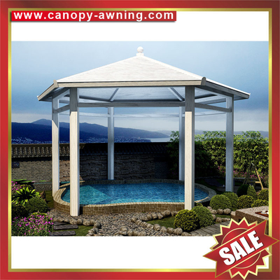 China french spanish Gazebo Aluminium metal pavilion pergola inn-nice sunshade shelter for garden! supplier
