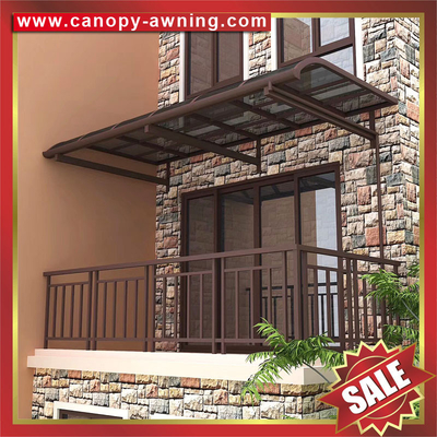 China outdoor gazebo patio aluminium aluminum alloy pc polycarbonate window door awning canopy canopies shelter cover covers supplier