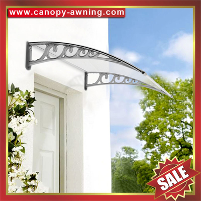 China PC polycarbonate diy window door awning shelter canopies canopy cover kits for sale -excellent waterproofing product! supplier