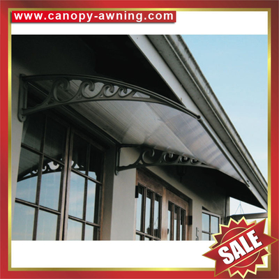 China excellent sunshade rain shield outdoor house porch window door polycarbonate pc DIY awning canopy canopies cover supplier