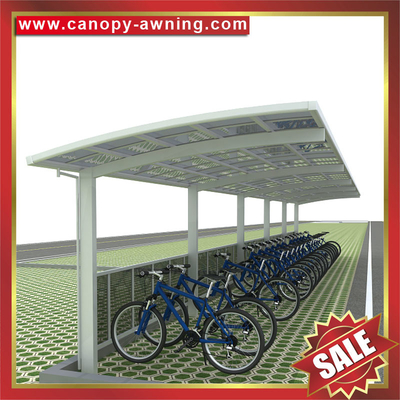 China outdoor aluminum alu polycarbonate pc carport park car shed bike bicycle motorcycle shelter canopy cover awning for sale supplier