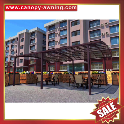 China excellent outdoor house patio gazebo aluminium aluminum alu pc polycarbonate awning canopy shelter kits for sale supplier