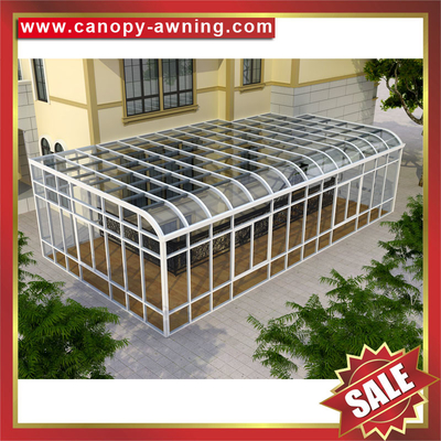 China excellent prefab outdoor glass alu aluminum aluminium alloy sunroom sun house cabin shed enclosure kits supplier