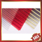 Red Hollow polycarbonate Sheet supplier