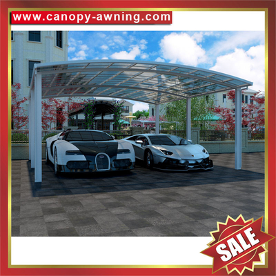 outdoor backyard polycarbonate aluminium park cars shelter canopy awning cover carport for sale supplier
