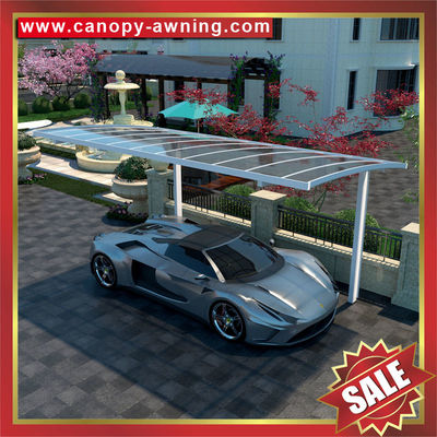 outdoor backyard polycarbonate aluminium park double cars shelter canopy awning cover carport for sale supplier