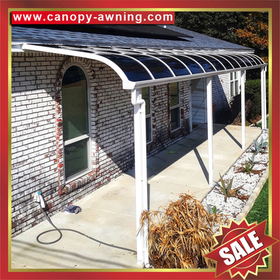 Excellent house backyard patio terrace balcony aluminum polycarbonate awning canopy canopies shelter supplier