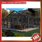 high quality outdoor backyard prefabricated solar aluminum glass sun house sunroom enclosure cabin kits supplier