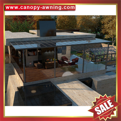USA hot selling outdoor backyard patio terrace balcony polycarbonate awning canopy shelter for sale supplier