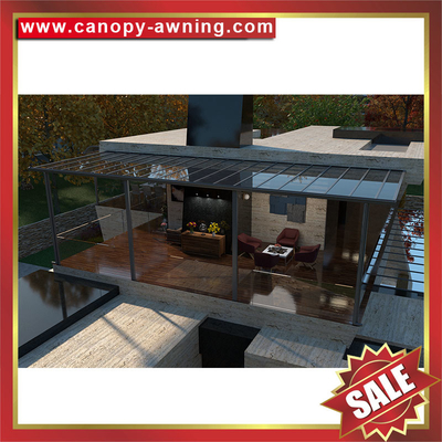 USA hot selling outdoor backyard patio terrace balcony polycarbonate awning canopy shelter for sale supplier