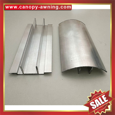 Popular aluminum Buckle Snap Connector profile for pc hollow polycarbonate sheet for sale supplier