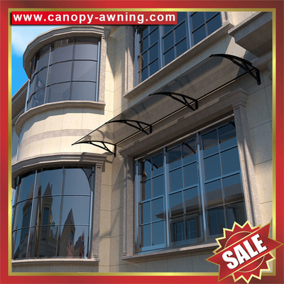 excellent diy polycarbonate awning canopy shelter with cast aluminum bracket arm support for sales supplier