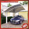 outdoor anti uv sunshade pc polycarbonate aluminium aluminium parking car shelter canopy awning cover shield carport supplier