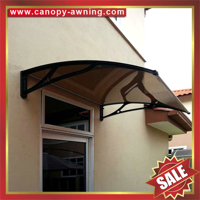 excellent waterproofing wind resistance rain sun outdoor house window door diy awning canopy shelter with aluminum frame supplier