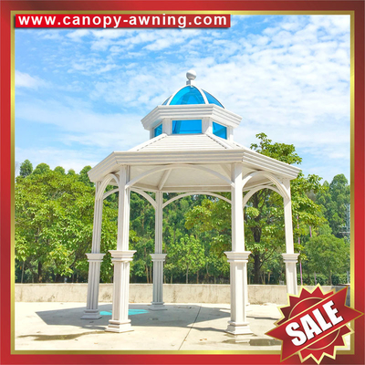 beautiful outdoor garden park backyard aluminum pavilion gazebo canopy awning shed shelter for sales supplier