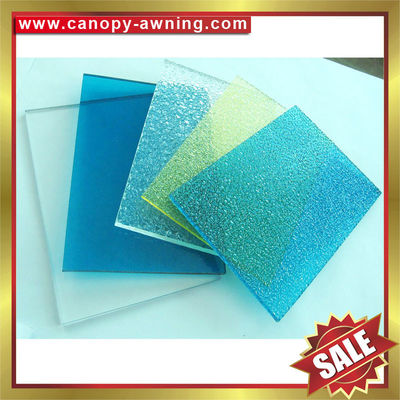 excellent solid PC polycarbonate sheet sheeting plate board panel for roof and decoration supplier