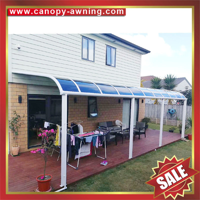 outdoor gazebo patio porch aluminium aluminum frame pc polycarbonate window door awning canopy canopies shelter cover supplier