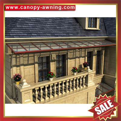 outdoor backyard patio terrace aluminum polycarbonate pc awning canopy canopies cover shelter for sales supplier