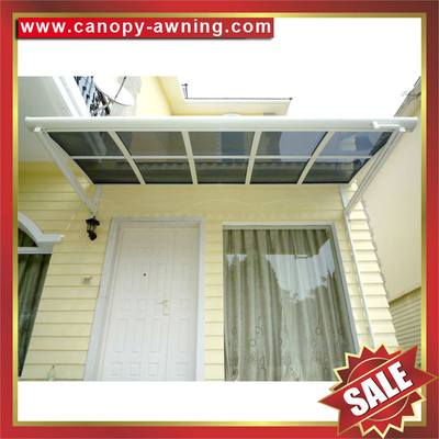 outdoor backyard patio terrace aluminum polycarbonate pc awning canopy canopies cover shelter for sales supplier