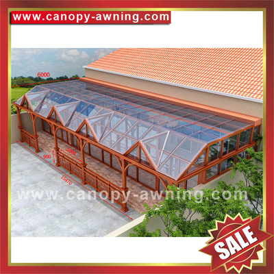 prefab outdoor solar villa garden gazebo glass aluminium aluminum sunroom sun room house sunhouse cabin enclosure kits supplier