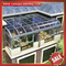 high quality prefabricated solar garden park aluminum alloy transparent glass sun house sunrooms enclosure cabin kits supplier