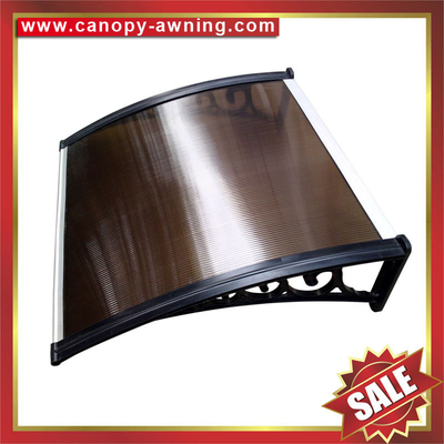 alu Aluminum aluminium fixing bar profile tube connector for window door diy pc polycarbonate awning canopy canopies supplier