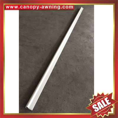 alu Aluminum aluminium fixing bar profile tube connector for window door diy pc polycarbonate awning canopy canopies supplier